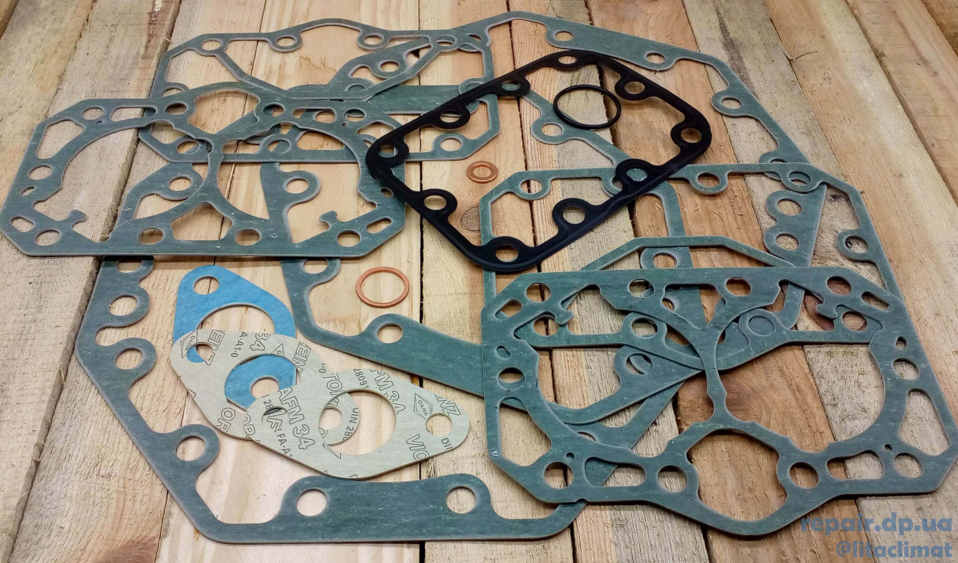 Various gasket materials